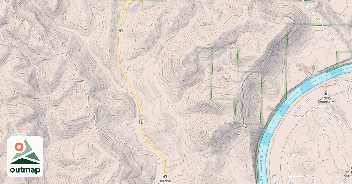 Map of BEE HOLLOW