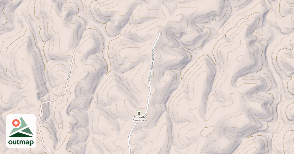 Map of MEADOW GROVE