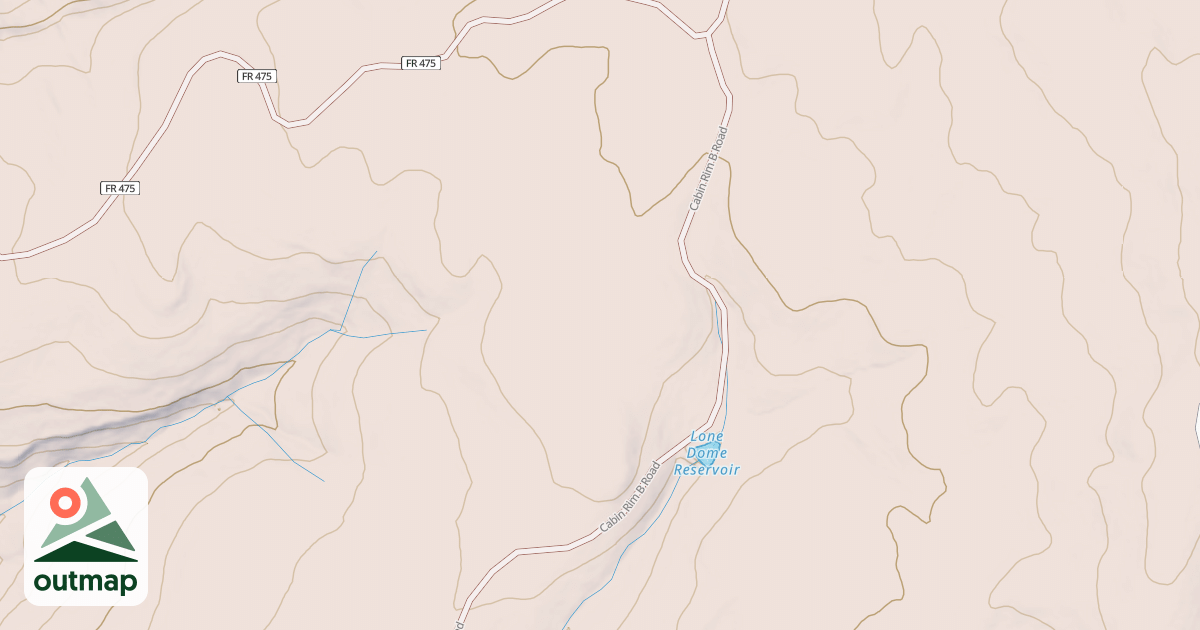 Map of CABIN RIM B