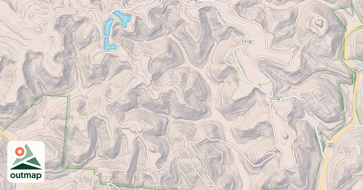 Map of Copperhead Trail