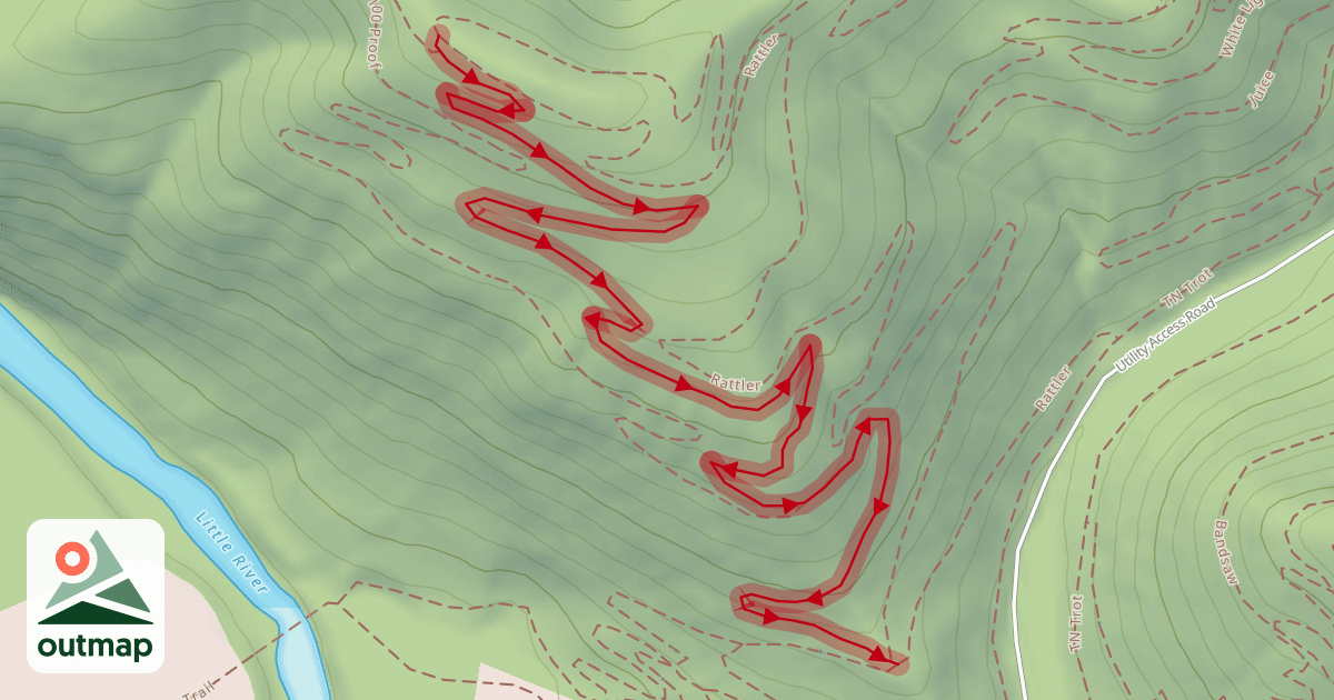 Map of Bootleggers Run