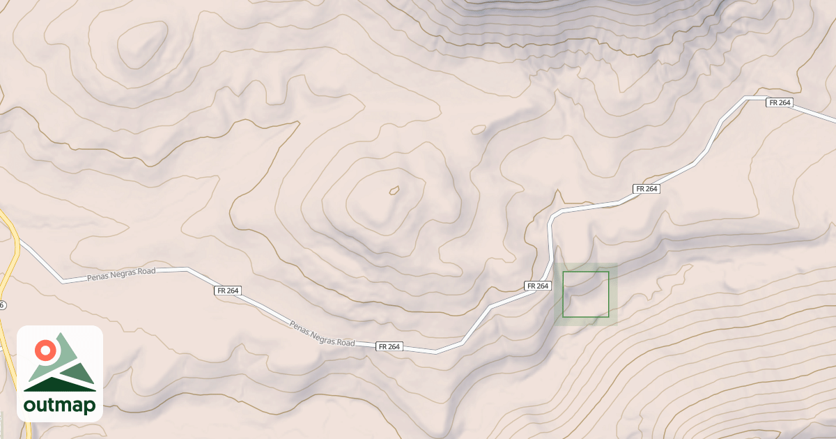Map of PENAS NEGRAS