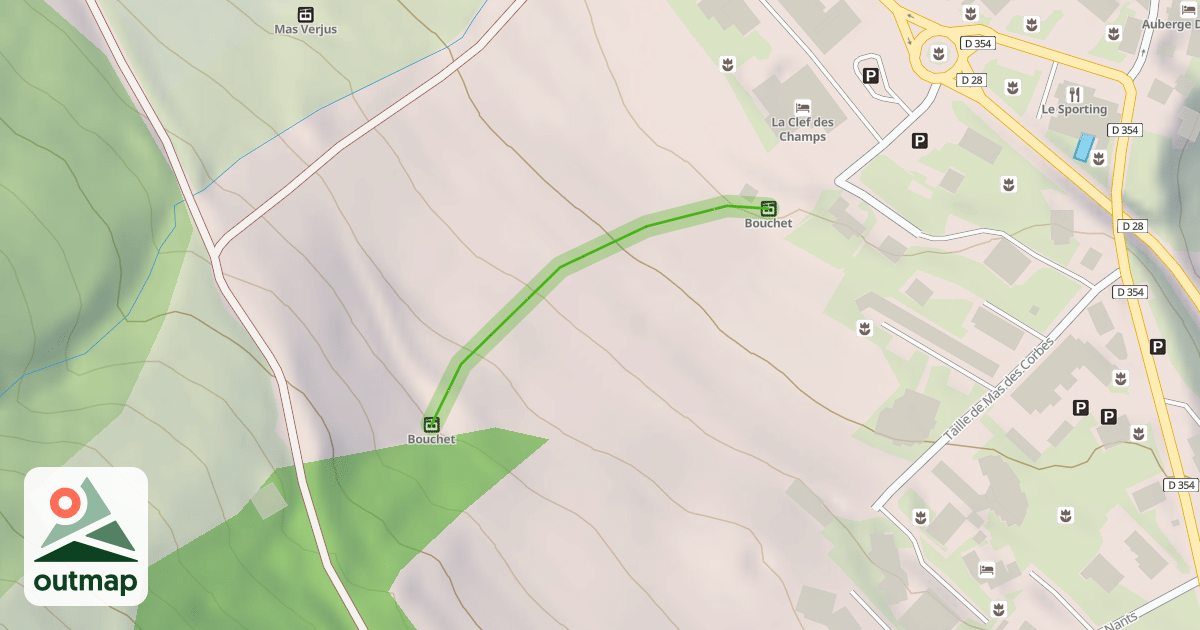 Map of Bouchet