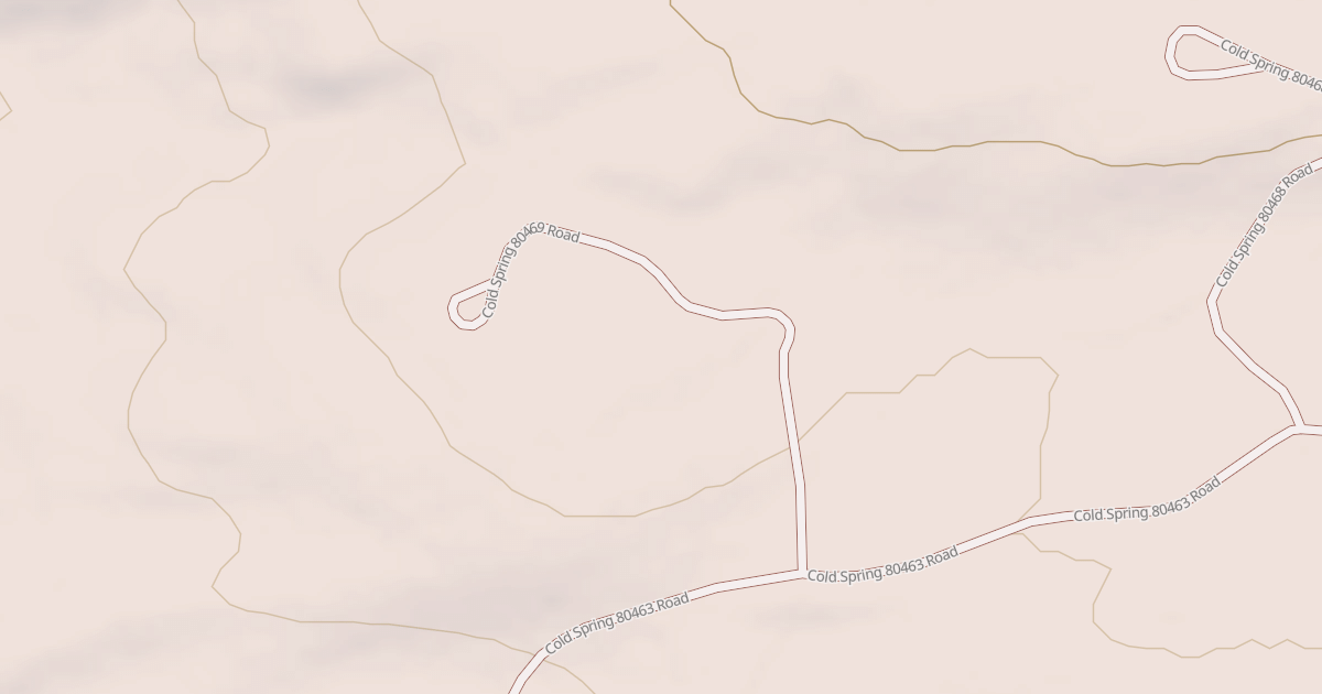 Map preview of COLD SPRING 80469