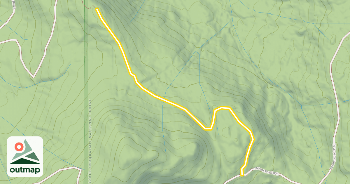 Map of Forest Road 026