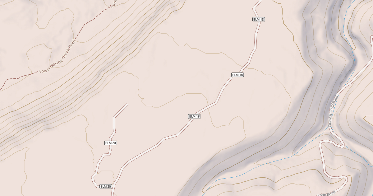 Map preview of BLM National GTLF Public Motorized Roads 51a73144-54df-424b-bc27-0c76ca9c6dc1