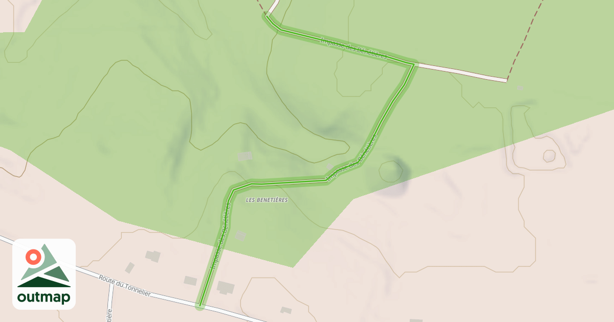Map of Impasse des Bénétières