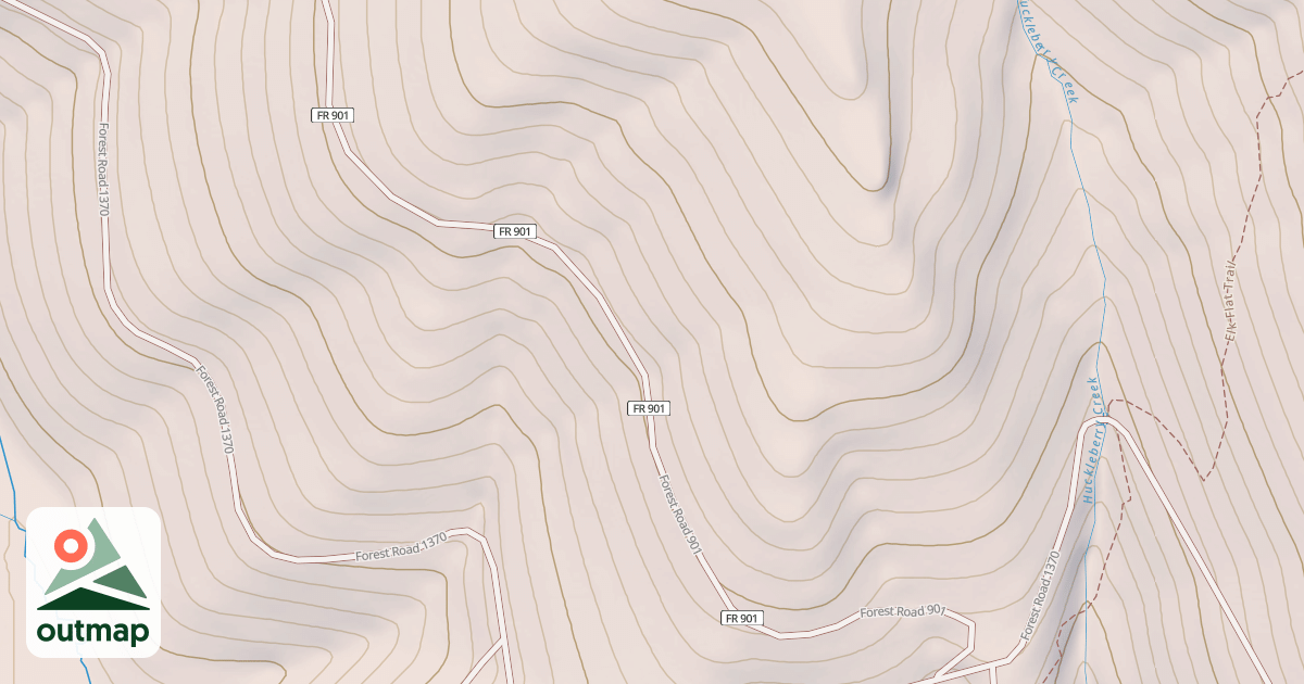 Map of USFS National Forest System Roads {7EB1BEF2-5A09-4204-8EF3-A4A488633A3F}