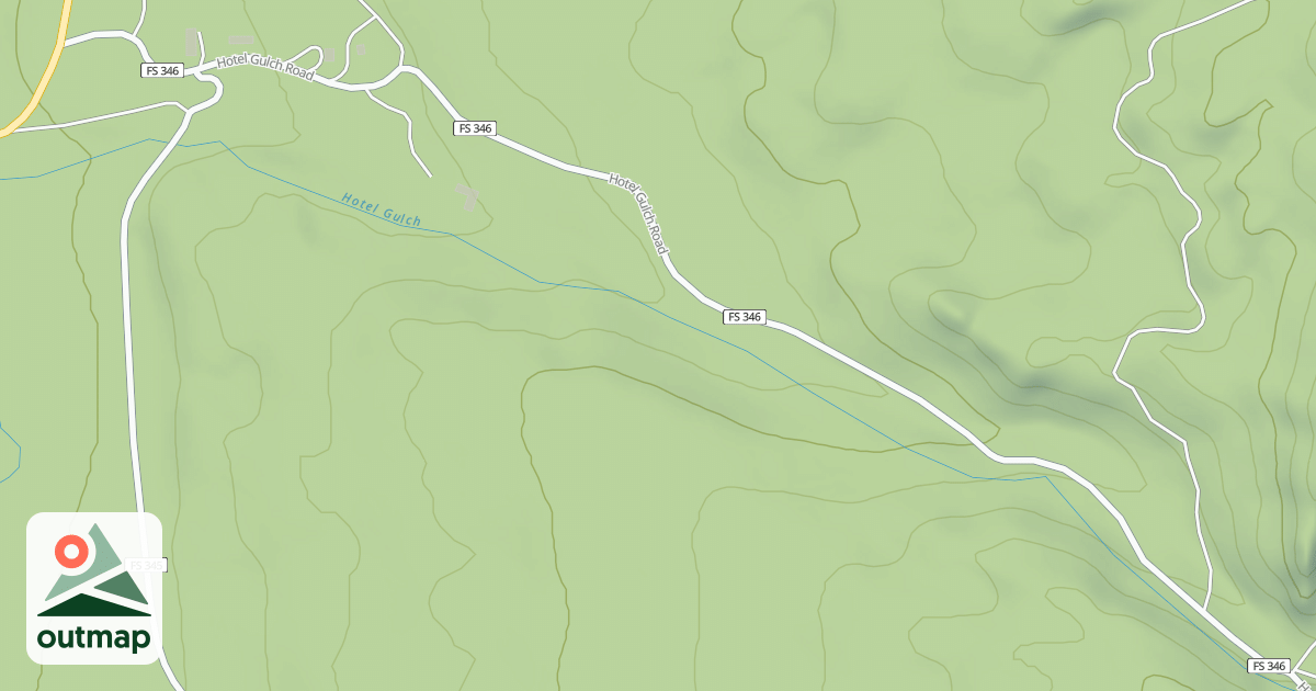 Map of HOTEL GULCH