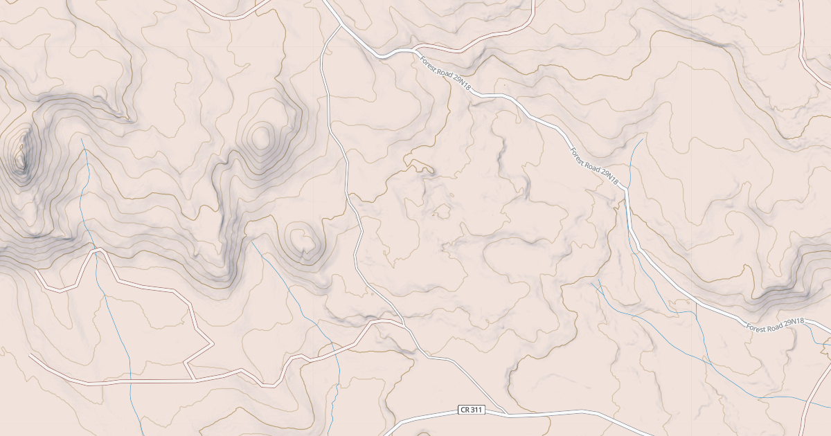 Map preview of CINDER PIT SEC 15