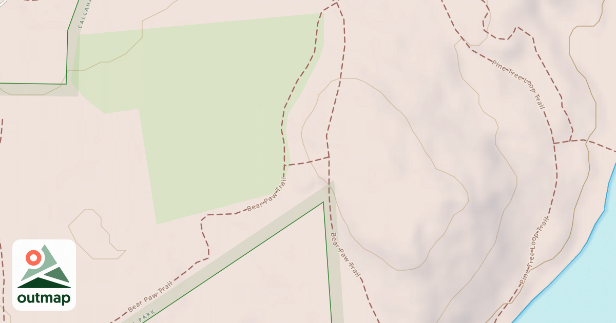 Map of Bear Paw Trail