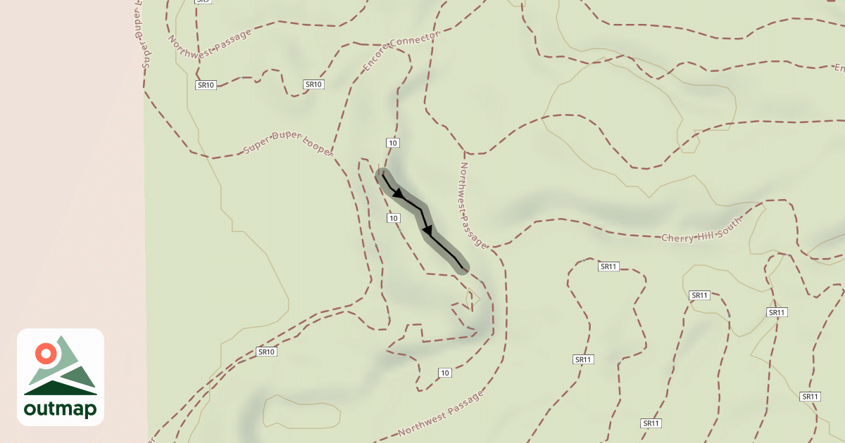 Map of Hard Scrabble - SR 10