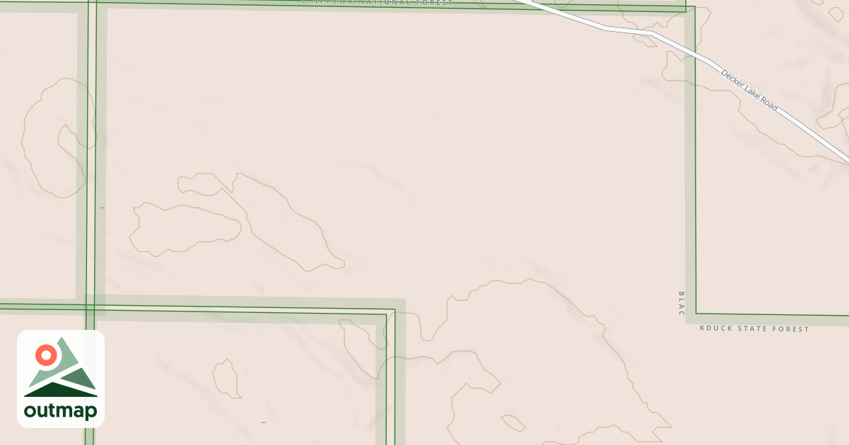 Map of DECKER LAKE SPUR G