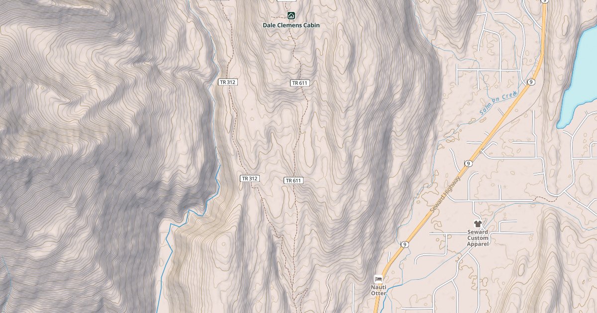 Map preview of Lost Lake Winter Trail