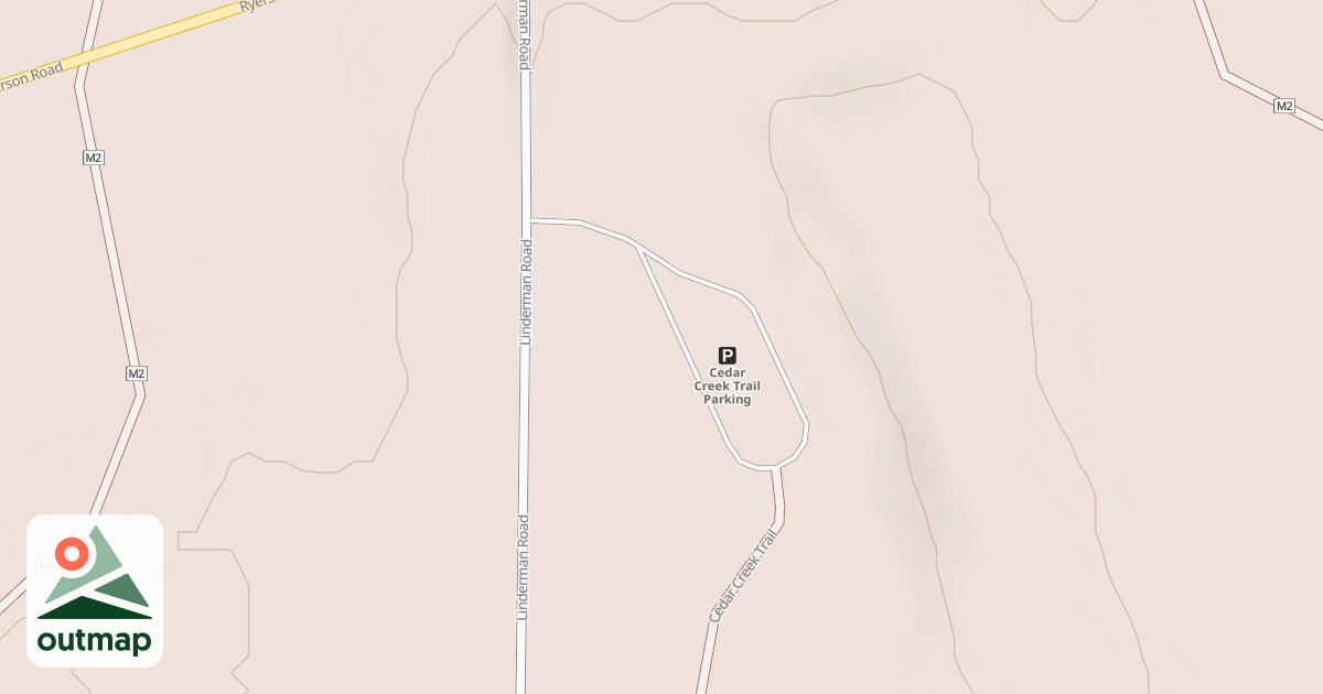 Map of CEDAR CREEK ORV TRAILHEAD