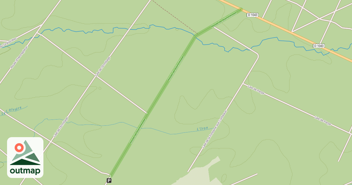 Map of Route de Buironfosse