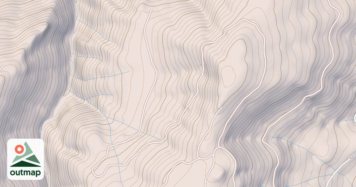 Map of BARKSHANTY GULCH