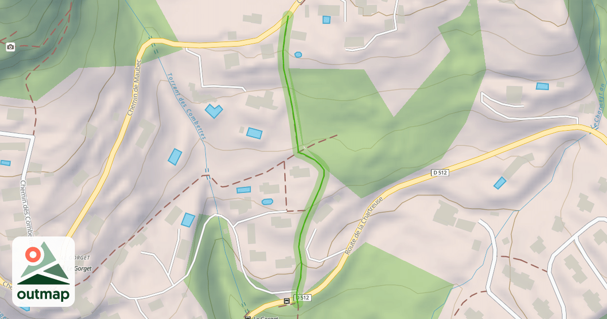 Map of Chemin de Tire Queue