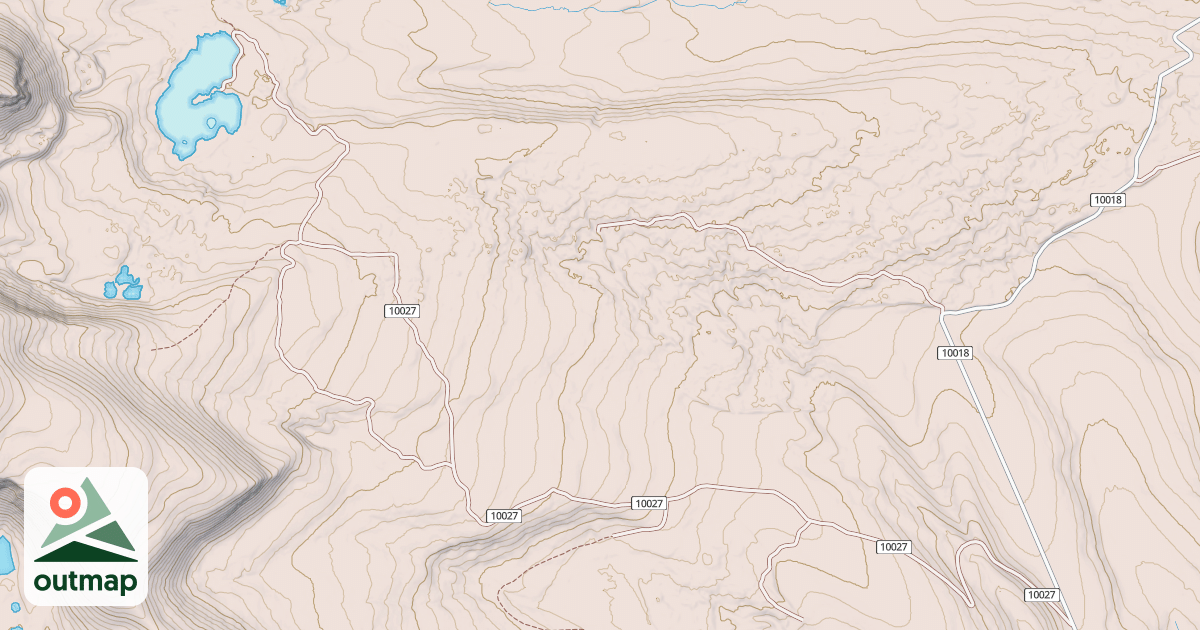 Map of ASHLEY-TWIN LAKES LOOP