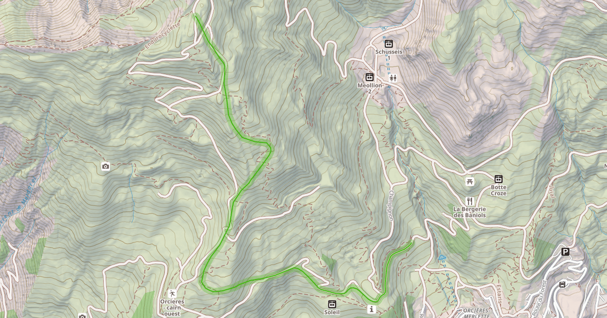 Map preview of Les Vallons