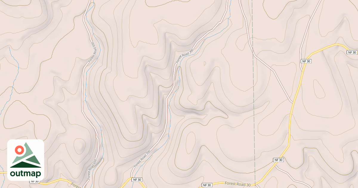 Map of USFS Motor Vehicle Use Map Roads {54430A1C-99DF-45D6-86EF-C4A814A45199}