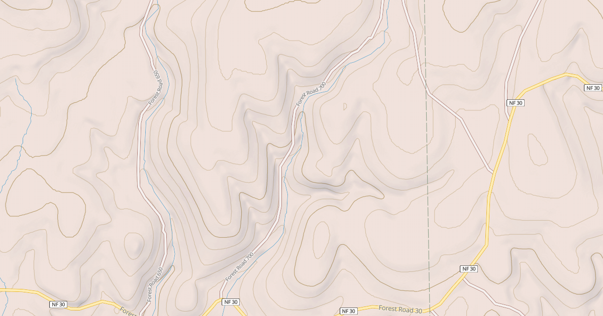 Map preview of USFS Motor Vehicle Use Map Roads {54430A1C-99DF-45D6-86EF-C4A814A45199}