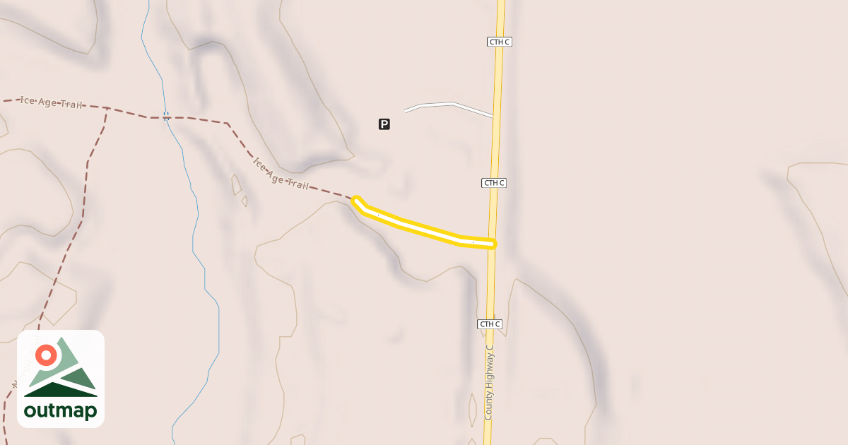 Map of Ice Age Trail