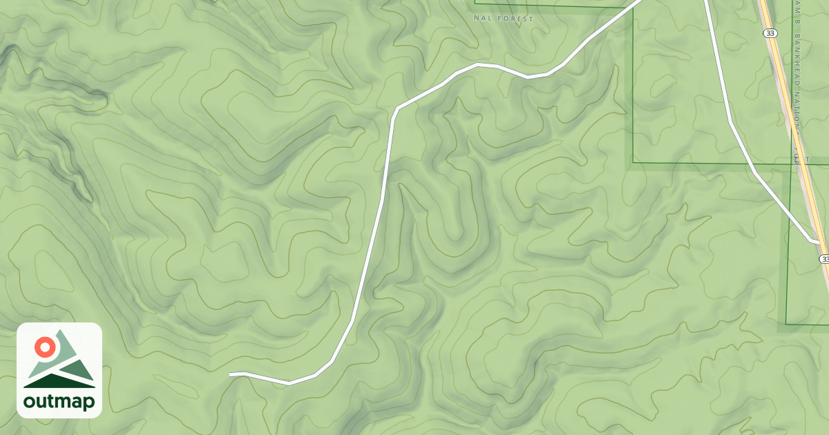 Map of DEER LICK