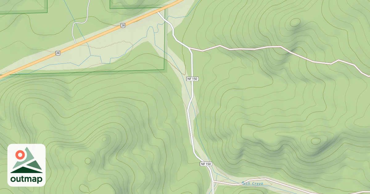 Map of USFS Motor Vehicle Use Map Roads {4D6E9D55-ED66-4729-8D36-5E71990C6119}