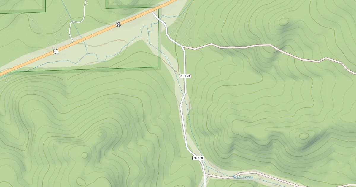 Map preview of USFS Motor Vehicle Use Map Roads {4D6E9D55-ED66-4729-8D36-5E71990C6119}