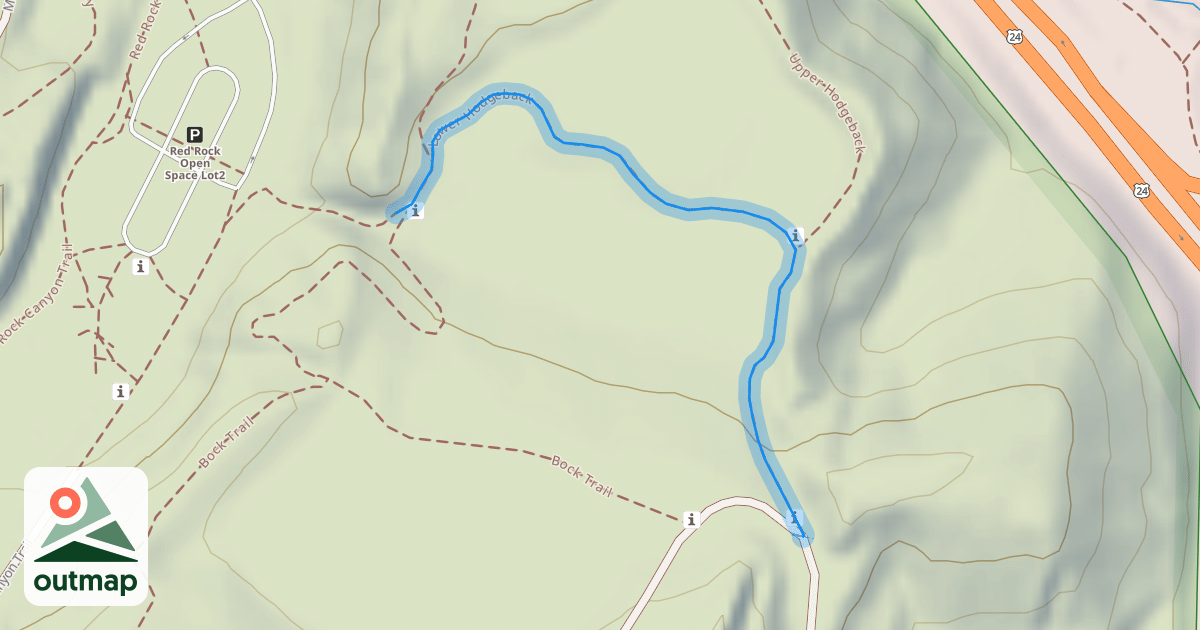 Map of Lower Hodgeback