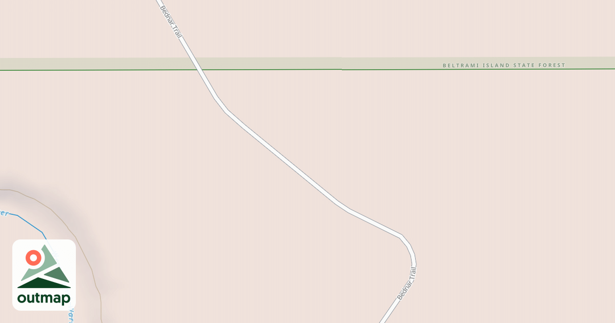 Map of Warroad/Roseau Trails