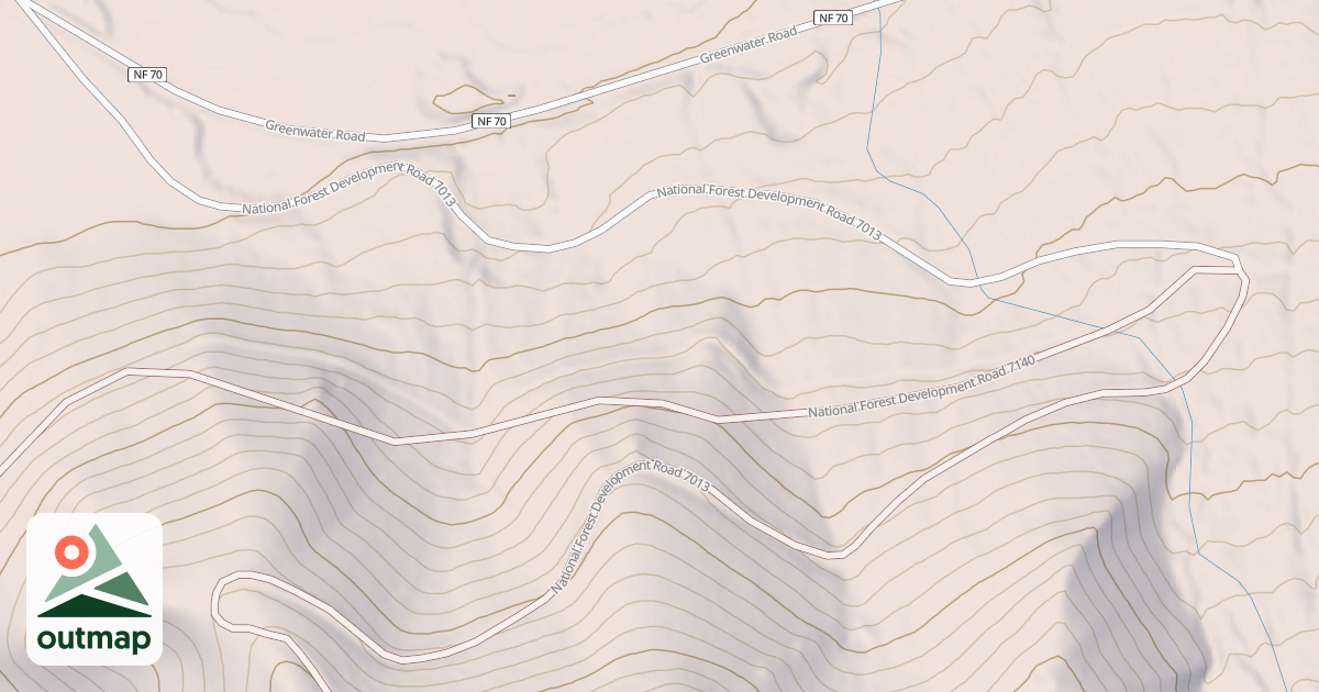Map of FOSS CREEK