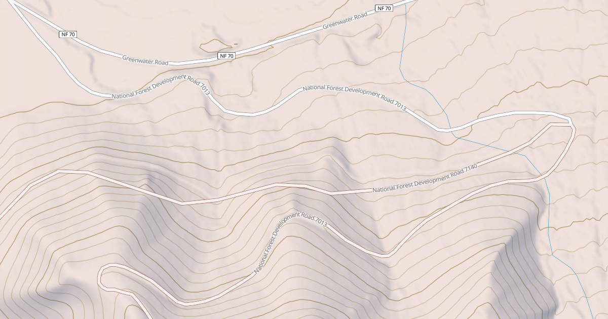 Map preview of FOSS CREEK