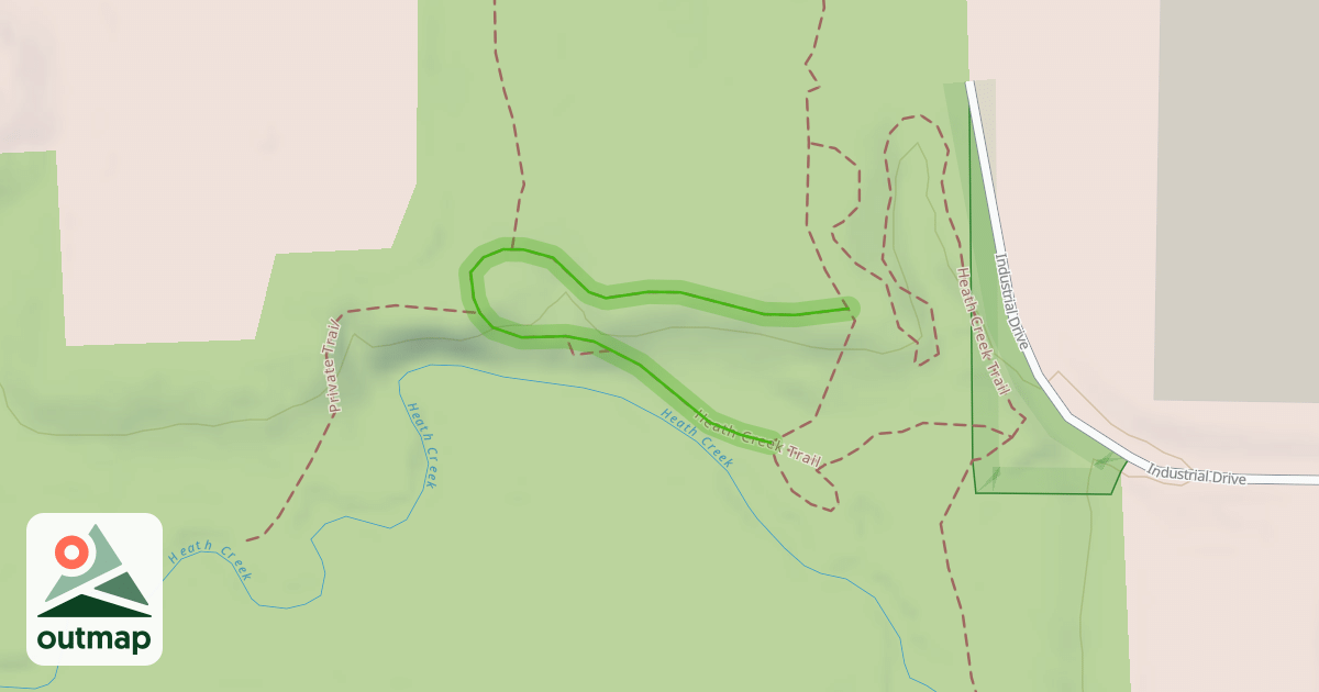 Map of Heath Creek Trail