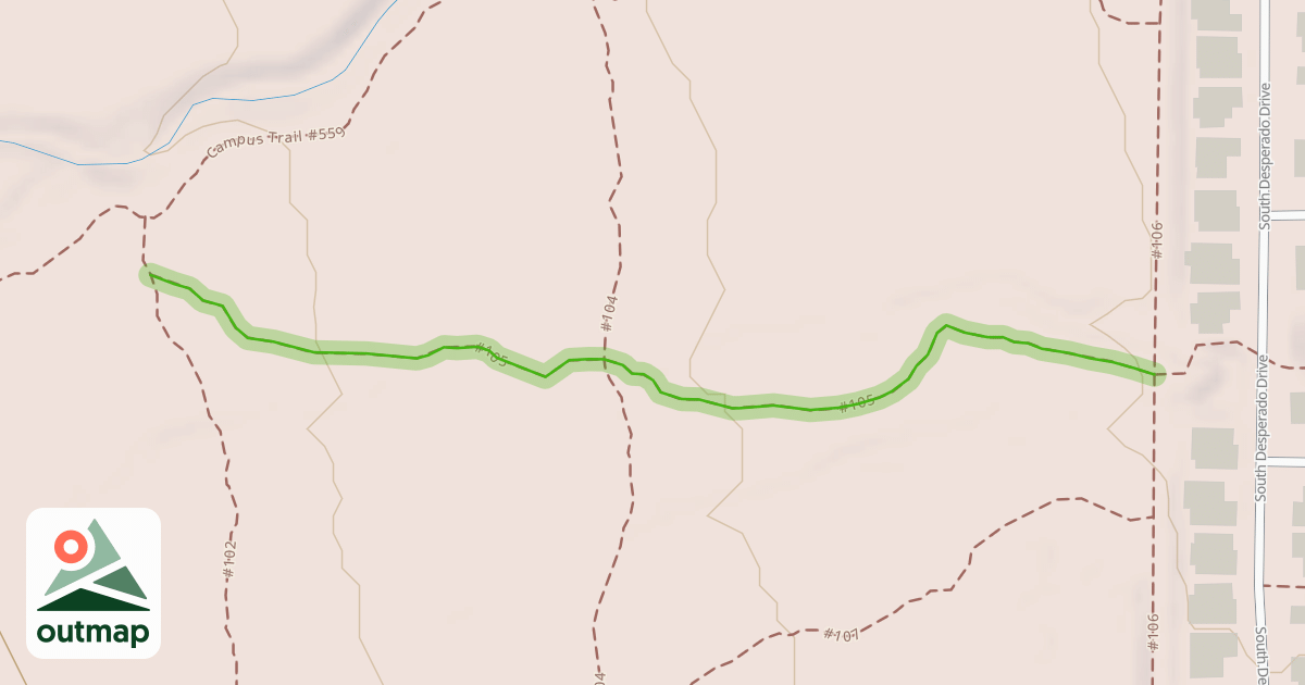 Map of #105