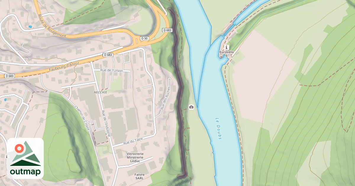 Map of Rochers de Sous-Buen