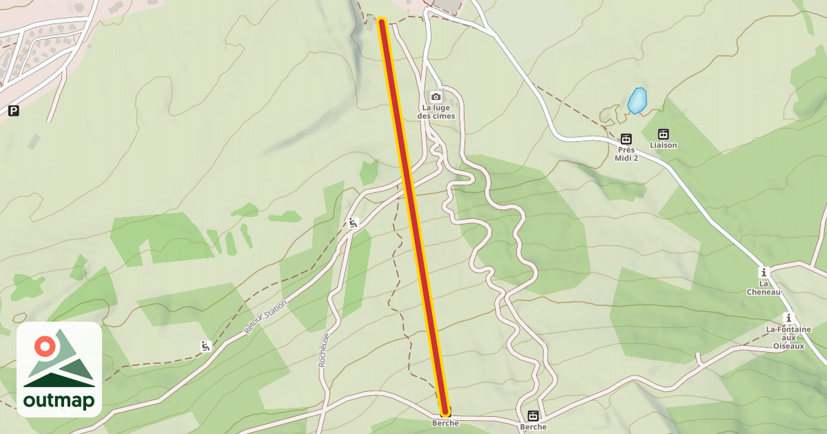 Map of Berche