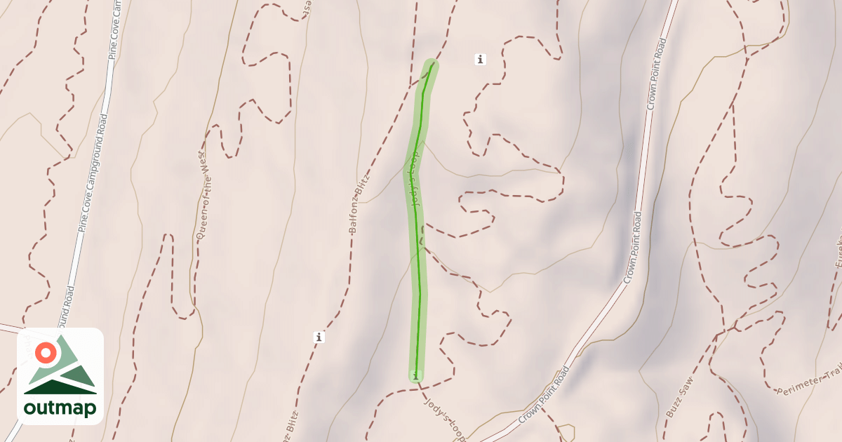 Map of Jody's Loop