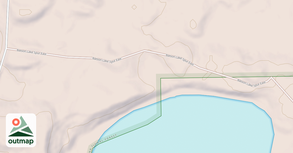 Map of BATSON LAKE SPUR E