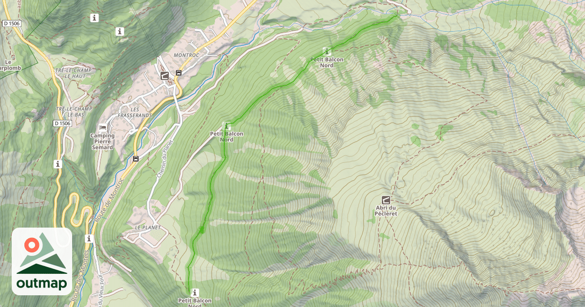 Map of Petit Balcon Nord