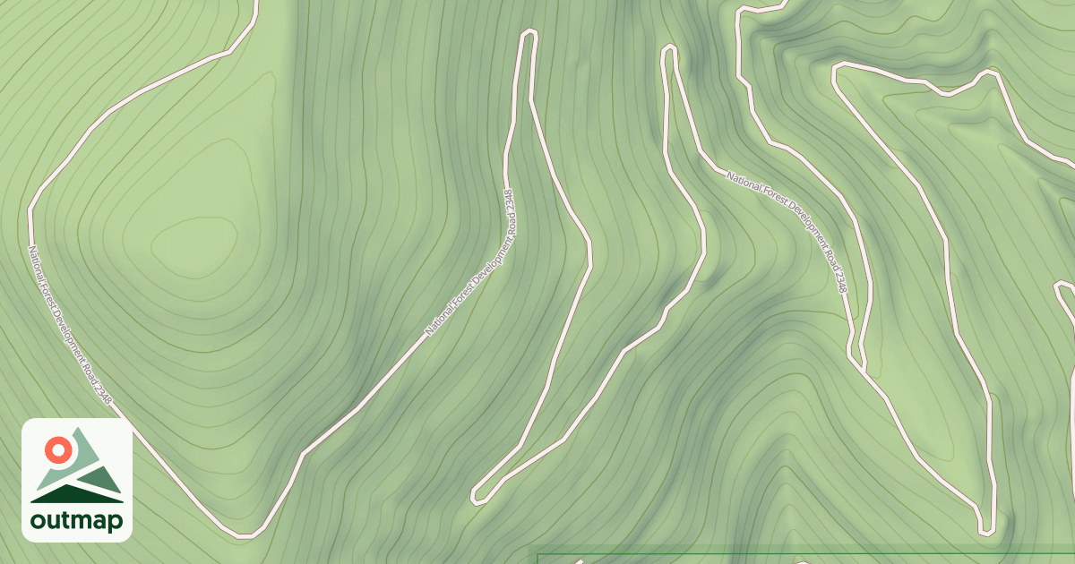 Map of CALX MTN LOOKOUT