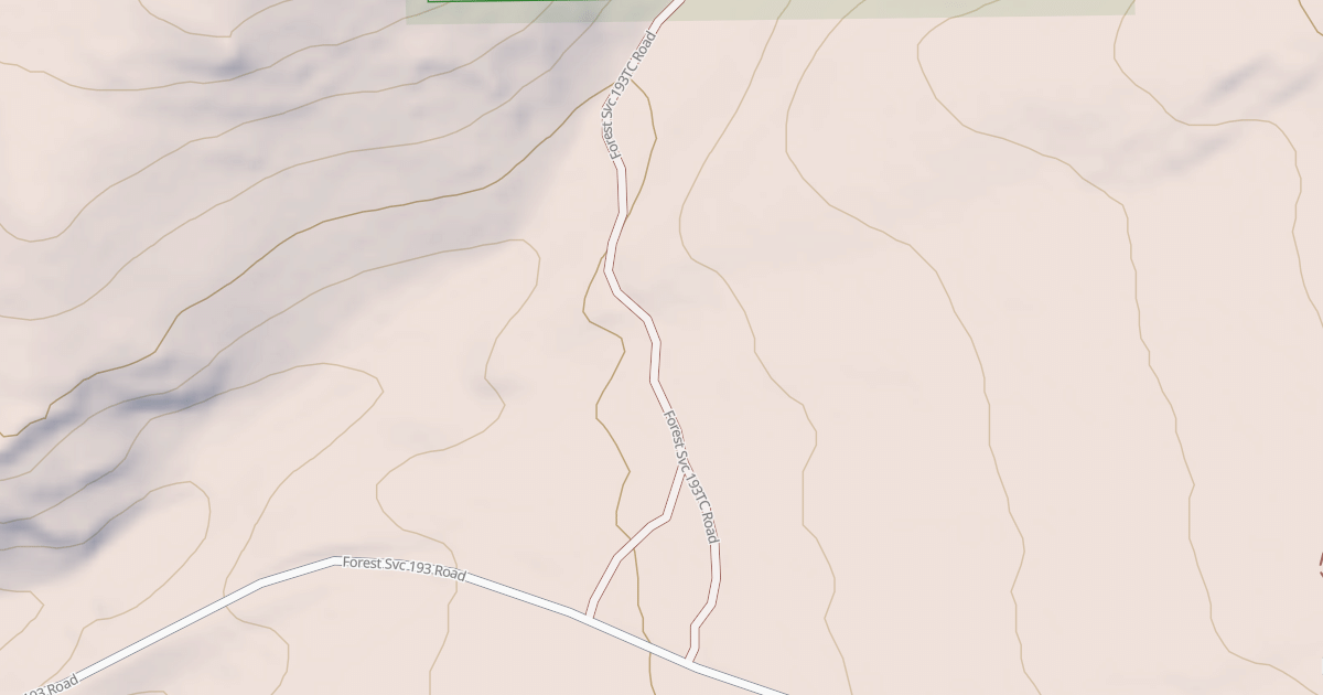 Map preview of USFS Motor Vehicle Use Map Roads {F472EB4A-0E24-4020-A7FC-CAC4D8446652}