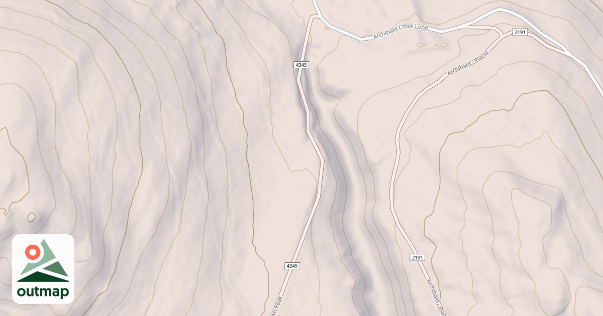 Map of FAWN PEAK
