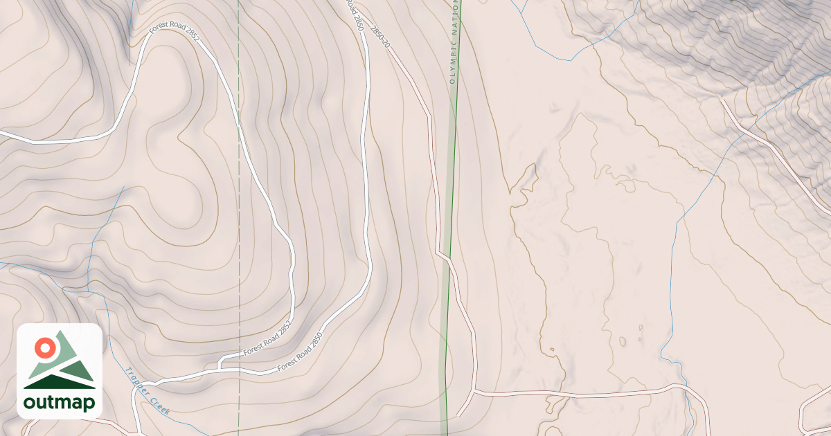 Map of USFS Motor Vehicle Use Map Roads {534C8A06-1A4F-491B-813B-55D4675B6C0C}