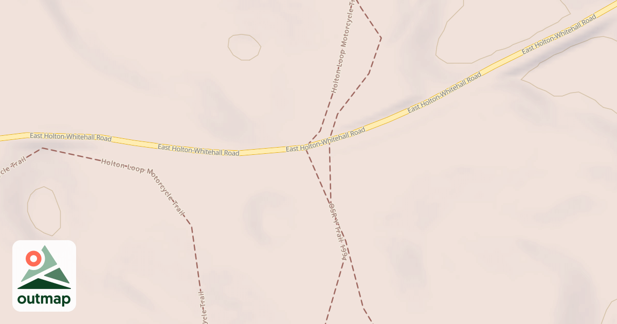 Map of Holton Motorcycle Trail