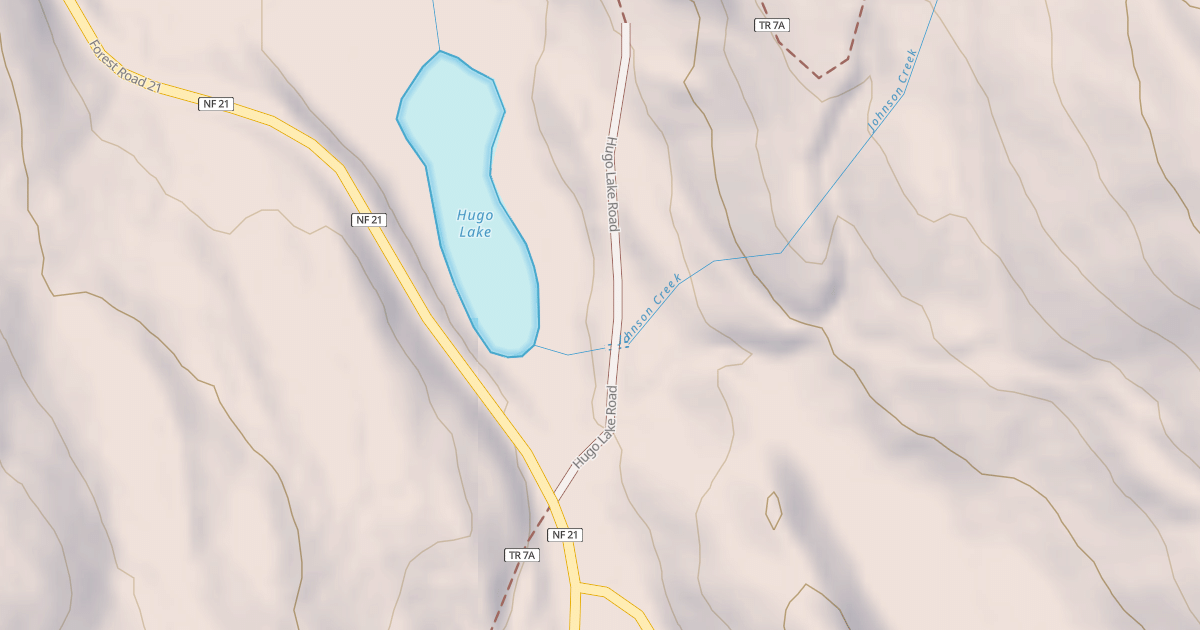 Map preview of HUGO LAKE