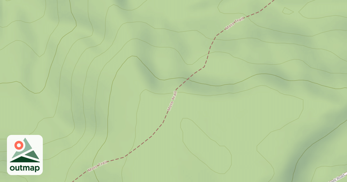 Map of Flat Mountain Trail 14