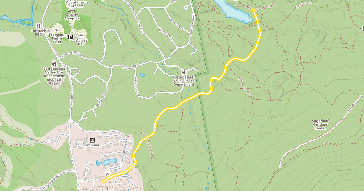 Map preview of Snowbrook Trail