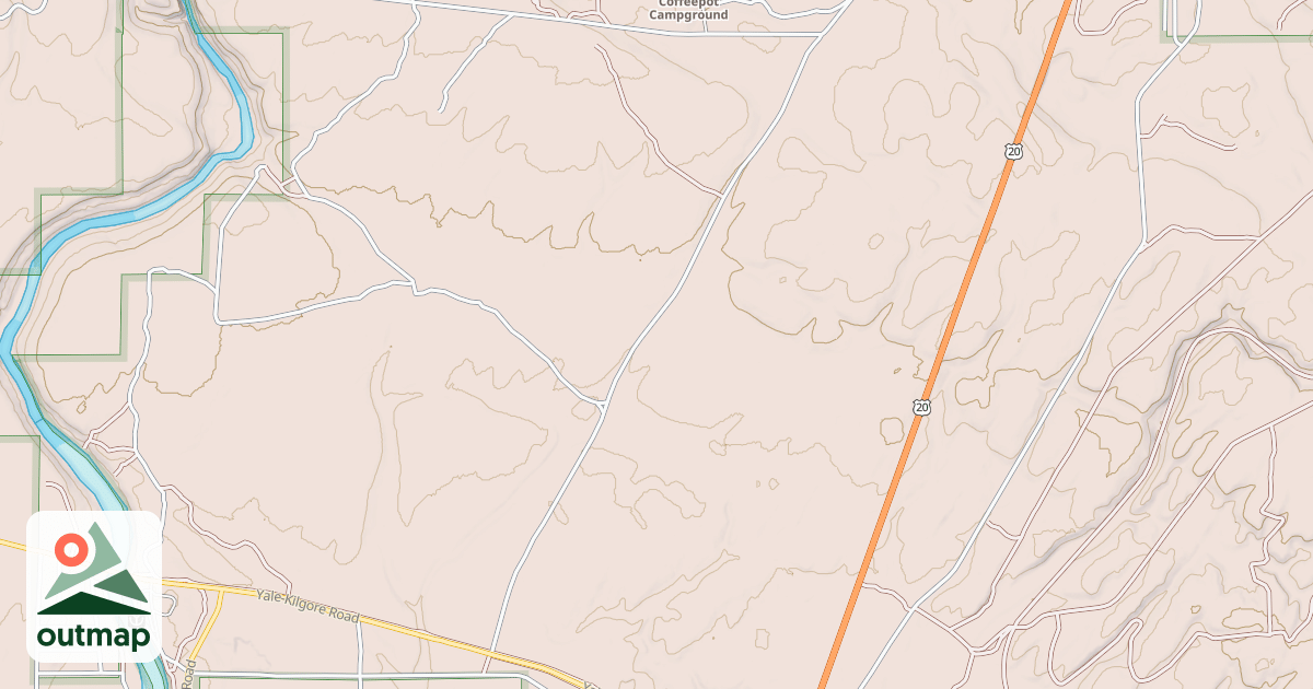 Map of FLATROCK